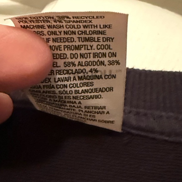 All in motion black marbled French Terry Crewneck sweatshirt Size Large - Picture 7 of 9